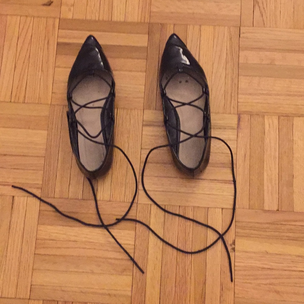 ASOS Lace-Up Ballet Flats